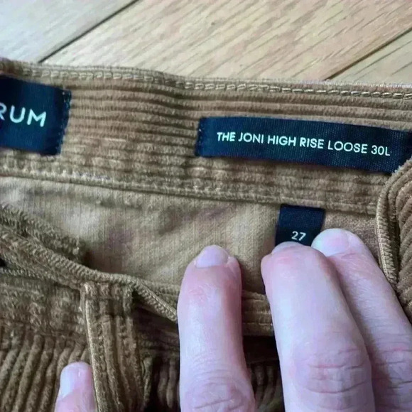 denim forum corduroy pants size 27 - Picture 4 of 9